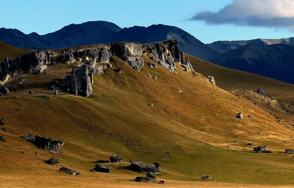 Castle Hill — limestone boulders scattered across open tussock