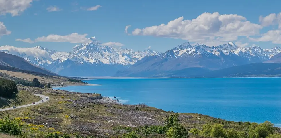 Lake Pukaki — the colour is glacial rock flour held in suspension